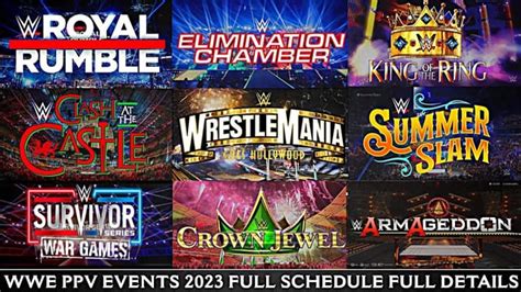ple 2023|wwe 2023 ple schedule.